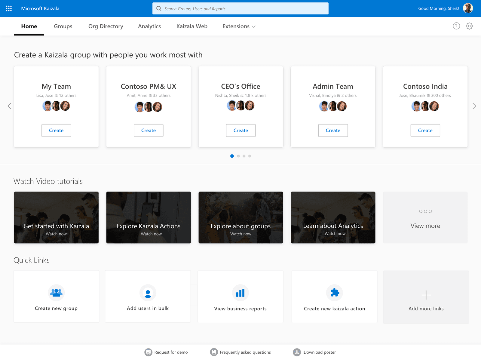 Microsoft — project detail