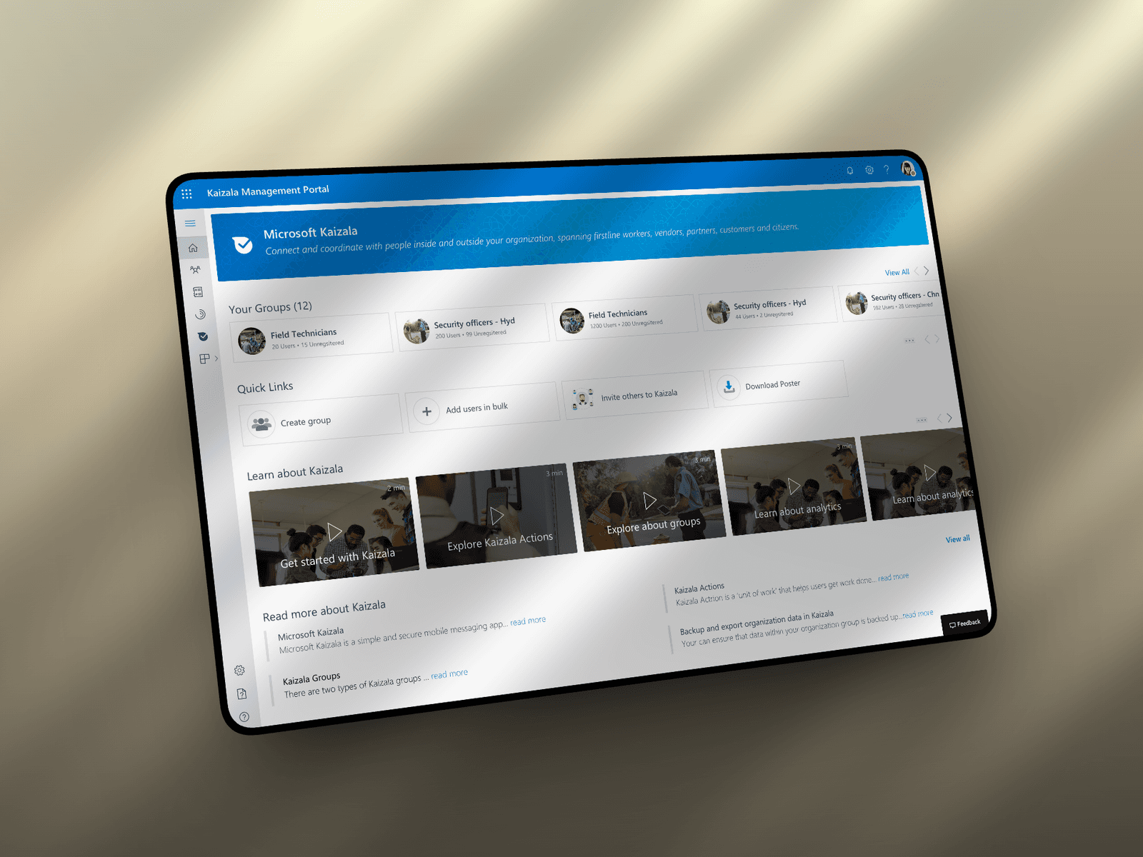 Microsoft — project detail
