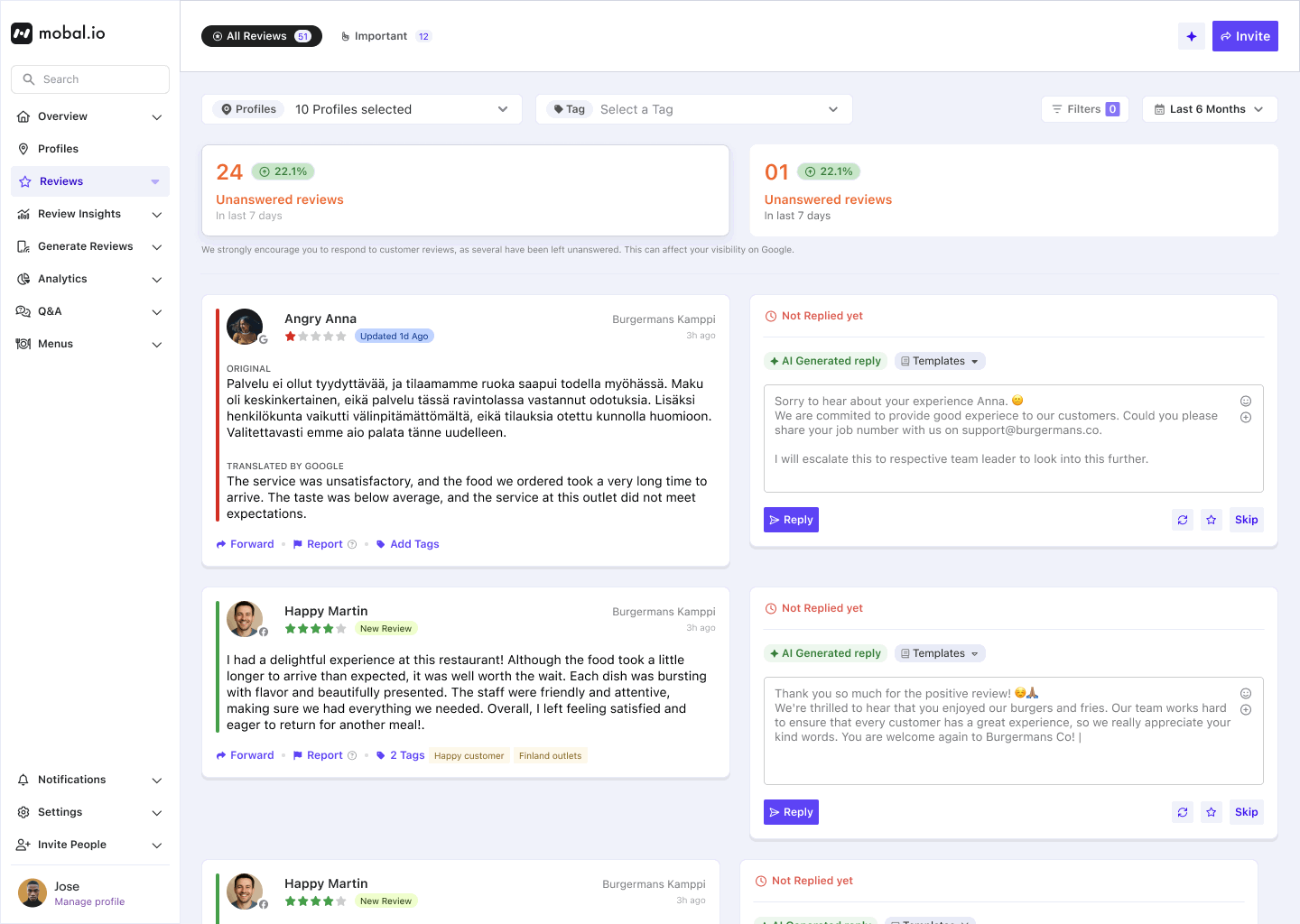 Mobal — project detail